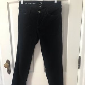 Navy corduroy trousers